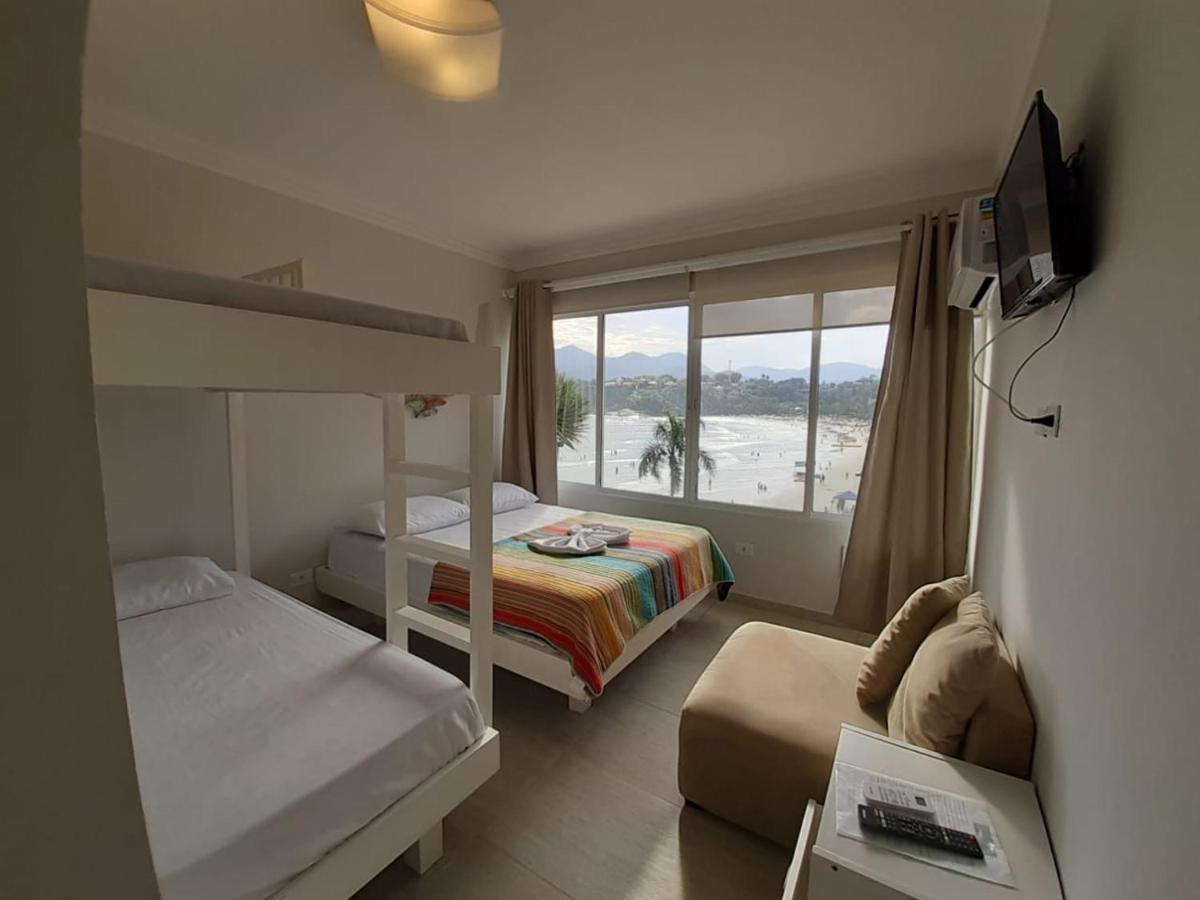 Mansao Tenorio - Suites, Estudio Ou Cobertura Pe Na Areia Ubatuba Ngoại thất bức ảnh