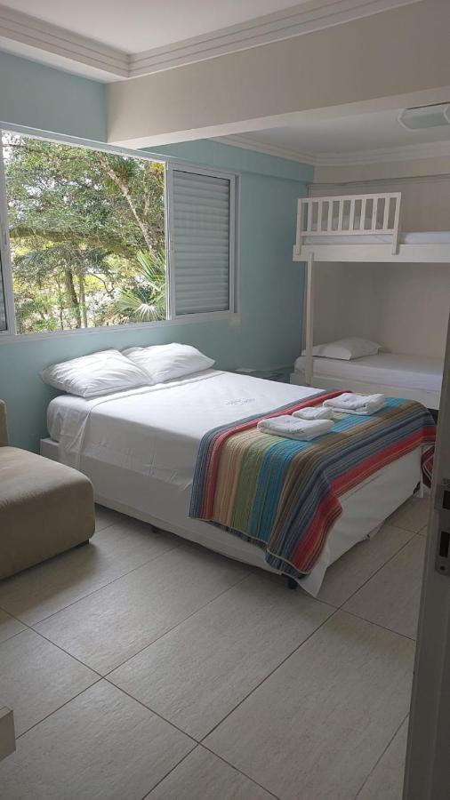 Mansao Tenorio - Suites, Estudio Ou Cobertura Pe Na Areia Ubatuba Ngoại thất bức ảnh