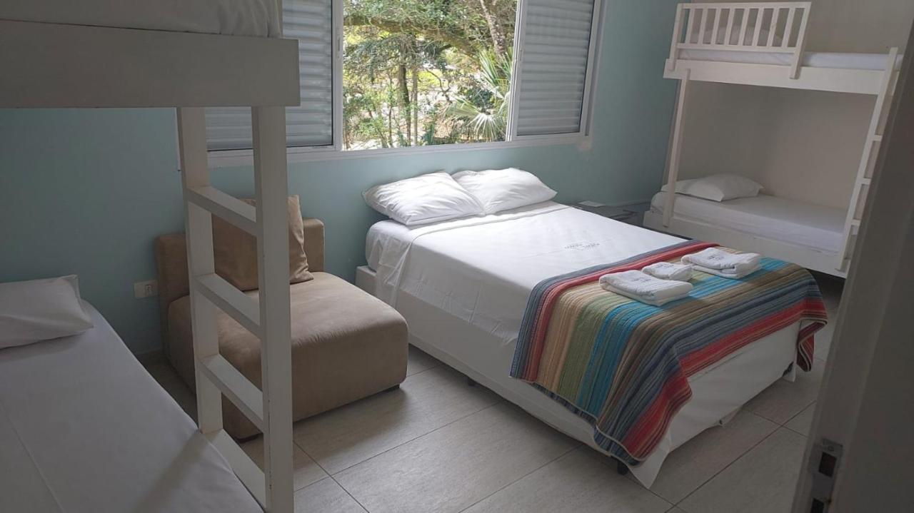 Mansao Tenorio - Suites, Estudio Ou Cobertura Pe Na Areia Ubatuba Ngoại thất bức ảnh